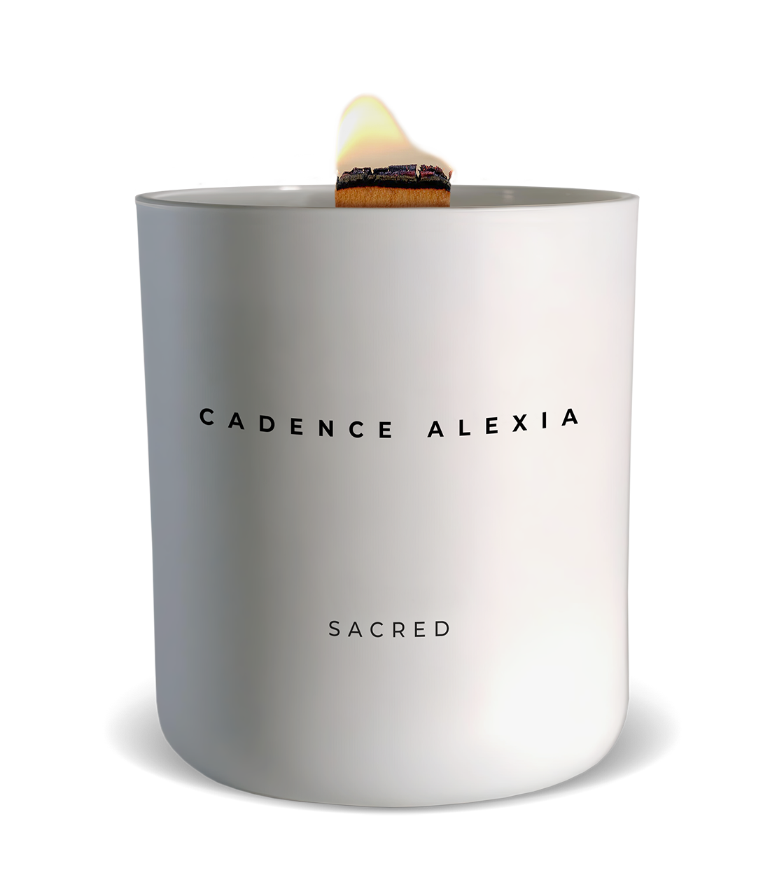 Cadence Alexia Sacred candle, lit